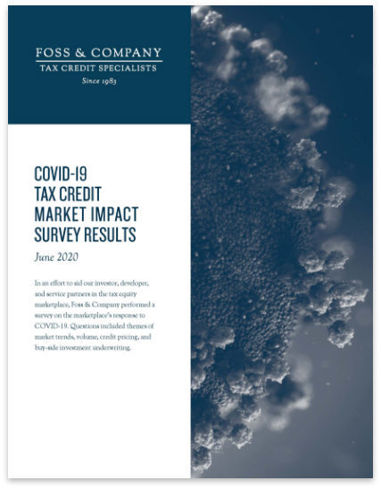 Covid-19 Tax Credit Market Impact Survey Results