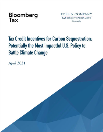 Tax Credit Incentives For Carbon Sequestration: Potentially The Most Impactful U.s. Policy To Battle Climate Change