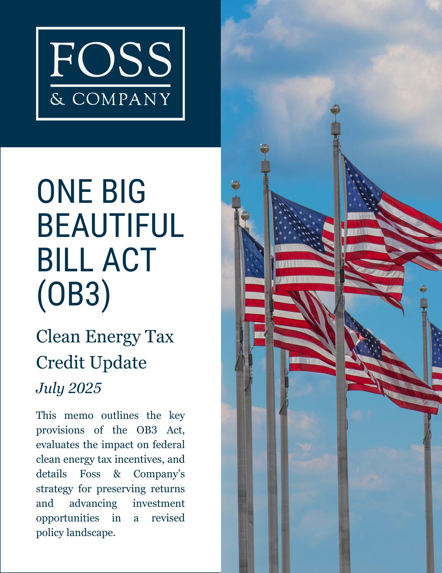 OB3 Investor Memo COVER OB3 Investor Memo COVER